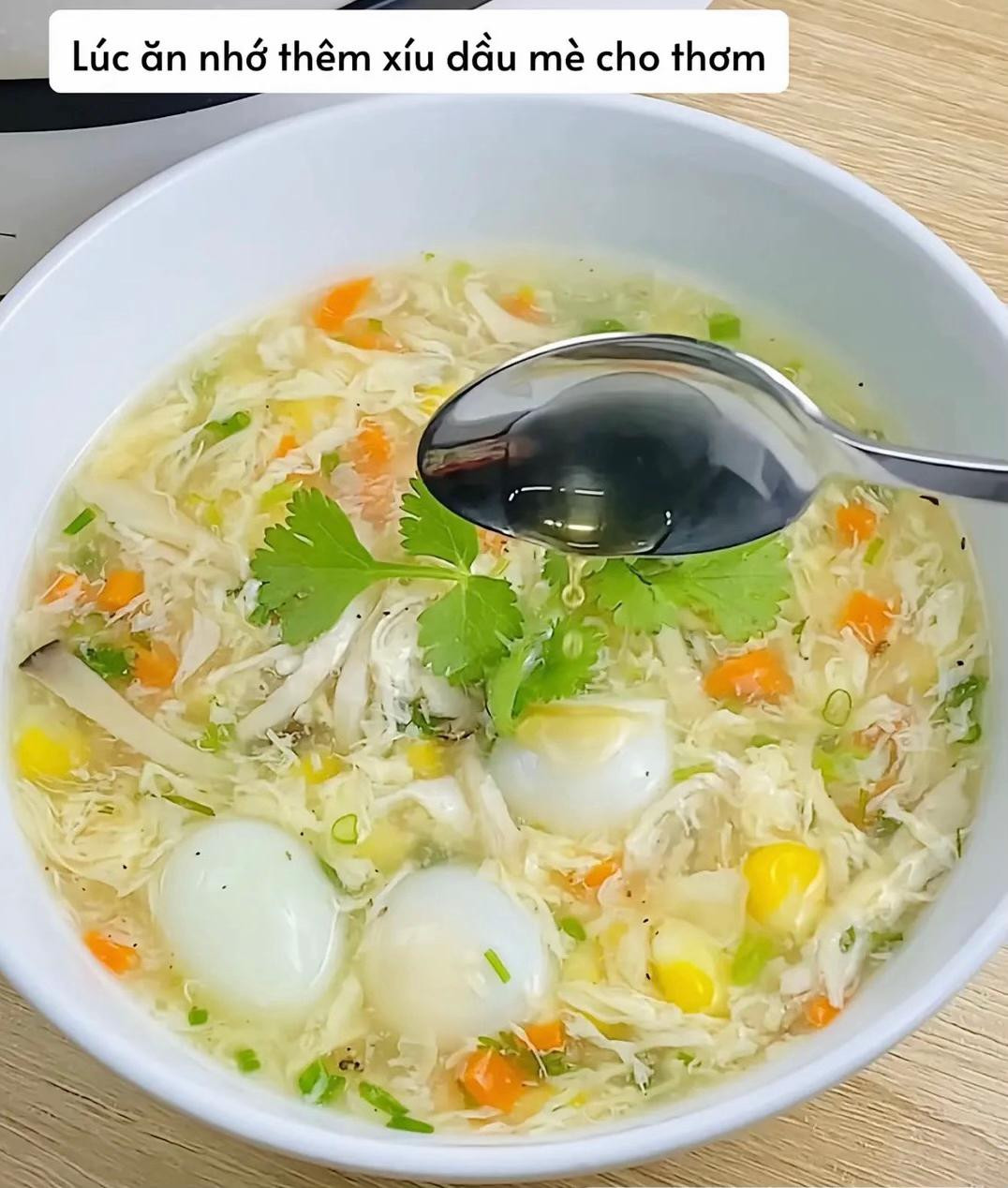 công thúc nấu soup gà nấm