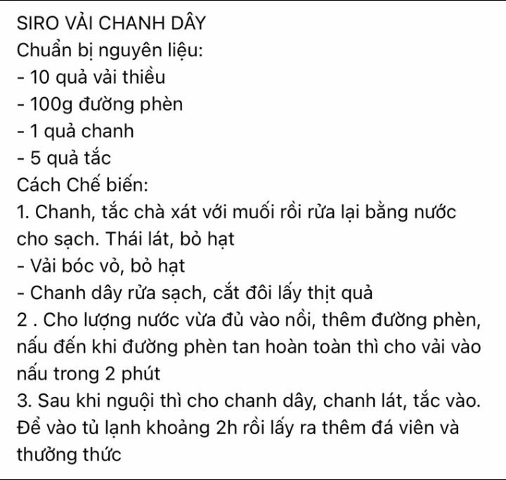 Công thức nước trái cây mùa hè tươi mát