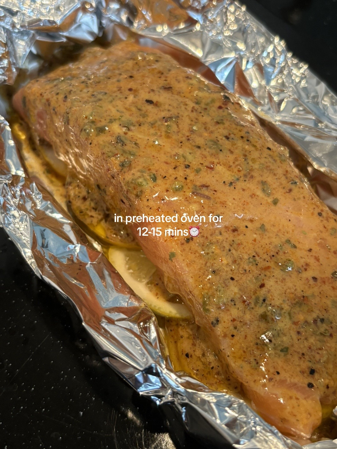 easy hot honey dijon salmon recipe!🤩🔥