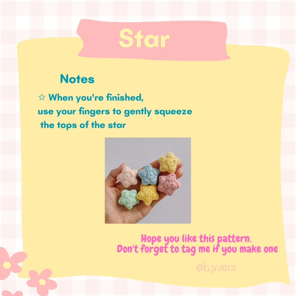 free crochet pattern star