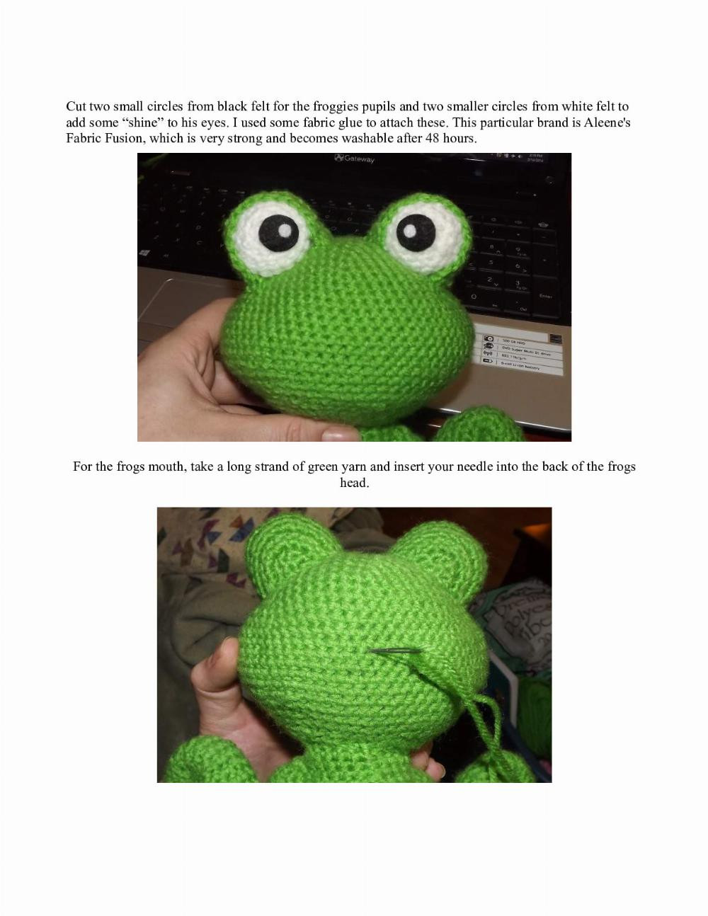 Froggy Amigurumi Pattern