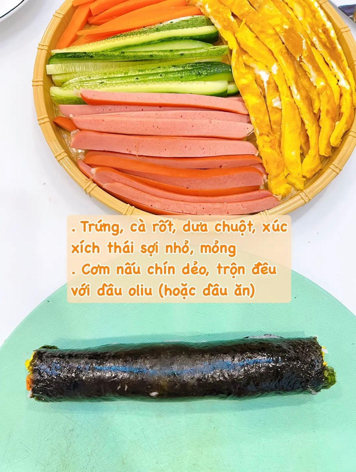 Gimbap hàn quốc ngon và dễ làm