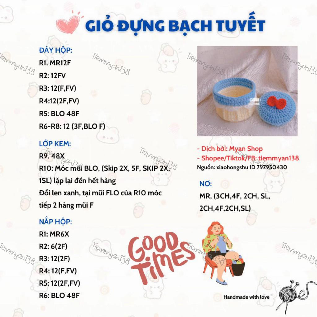 Giỏ đựng đồ bạch tuyết