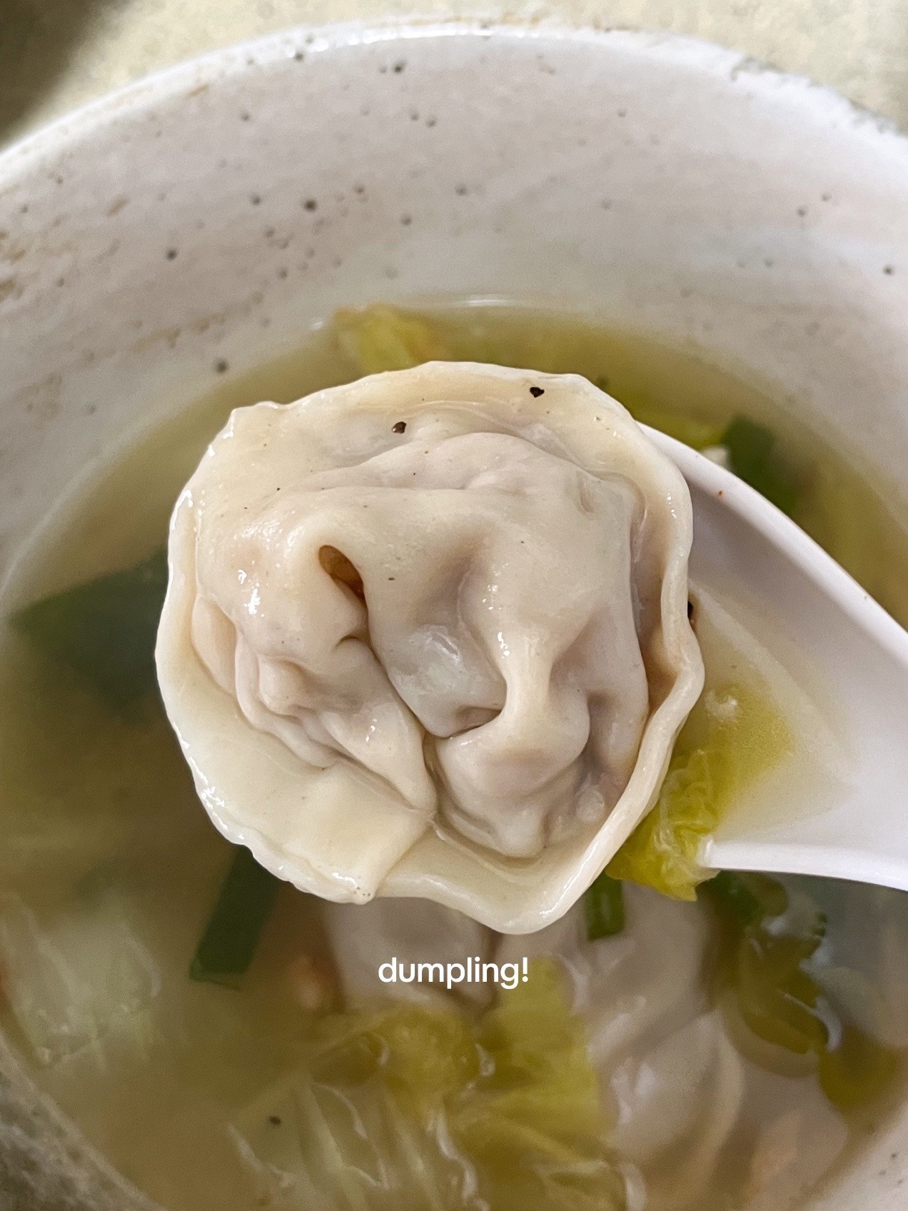 make kimchi dumplings in soup
