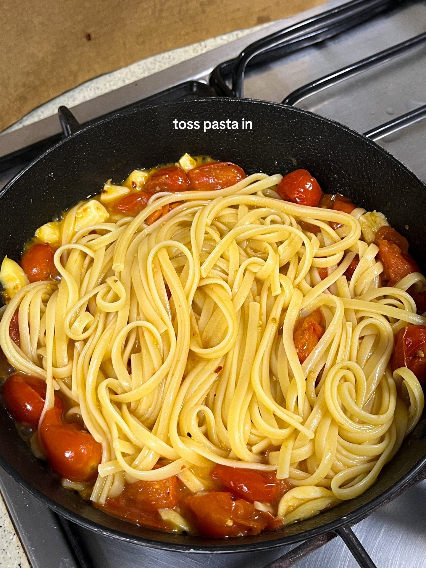 make roasted tomato pasta