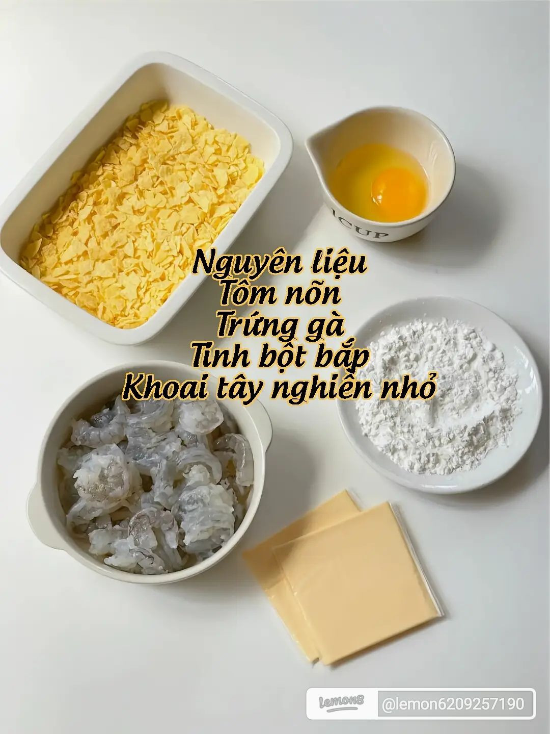 món tôm viên phô mai chiên giòn ngon ngất ngây