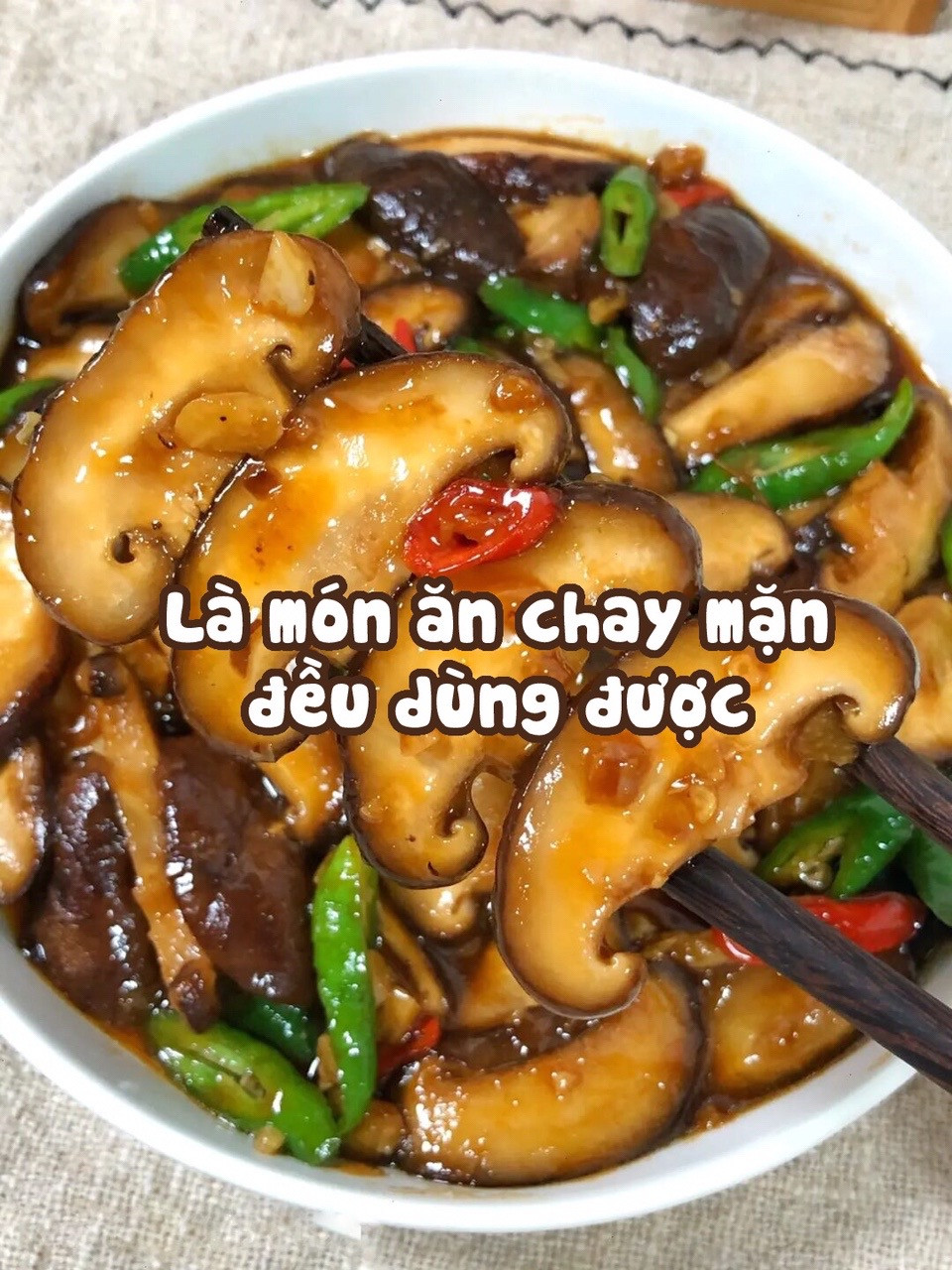 nấm mỡ xào dầu hào.