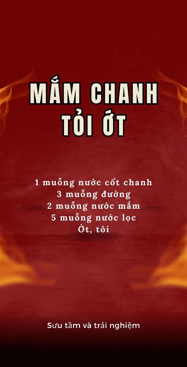 nước chấm gỏi cuốn: tương đậu phộng, mắm nêm, tương đen, mắm chanh tỏi ớt.