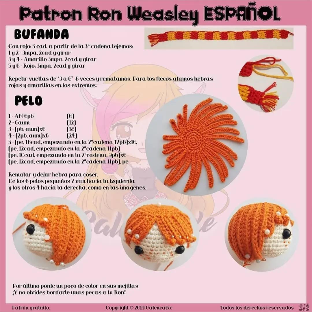 ron weasley free pattern