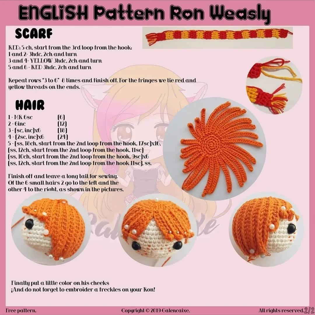 ron weasley free pattern