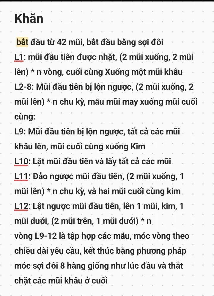 share chart khăn len cho mí bà để dành rảnh làm mùa đông này tặng ngừi thương nè ,đồ handmade làm quà tặng có ý nghĩa hơn 1tỵ lần 🥰🥰🥰