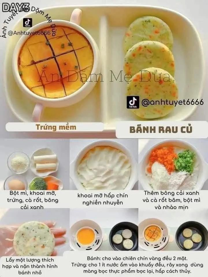 30 công thức làm bánh: bánh hấp bí đỏ, bánh sữa khoai lang tím, bánh táo