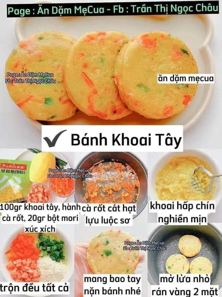 30 công thức làm bánh: bánh hấp bí đỏ, bánh sữa khoai lang tím, bánh táo