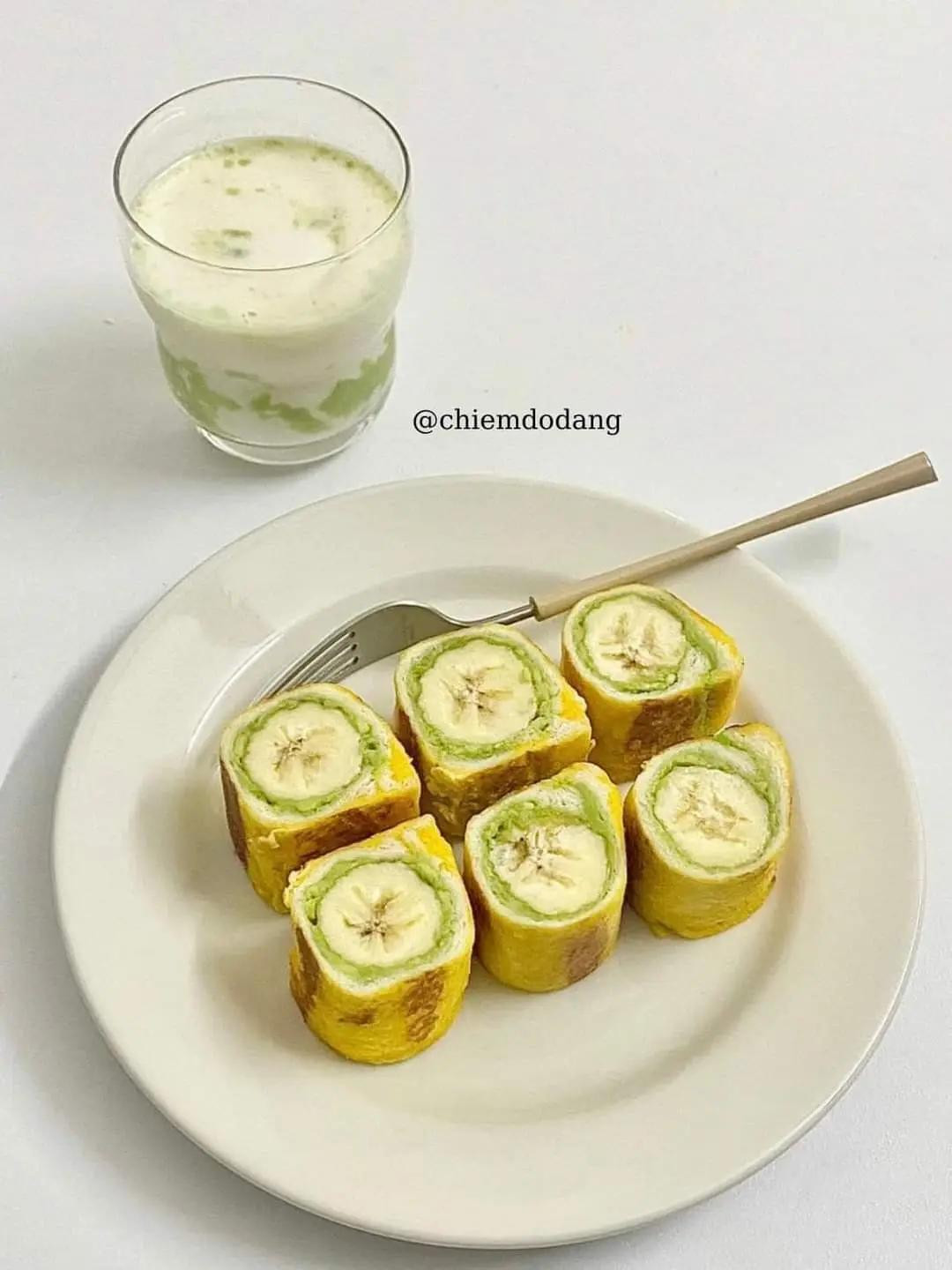 ✨4 MÓN BÁNH CHUỐI NƯỚNG ĂN VẶT CHO NÀNG HEALTHY. Bánh chuối cuộn khoai môn. bánh chuối cuộn bơ nghiền. bánh chuối cuộn bơ đậu phộng. bánh chuối cuộn socola