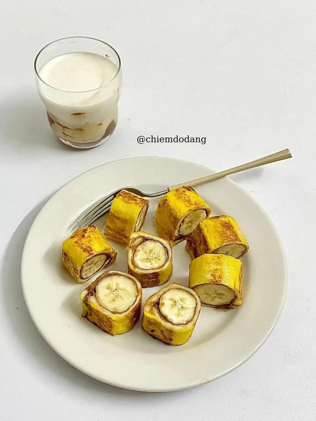 ✨4 MÓN BÁNH CHUỐI NƯỚNG ĂN VẶT CHO NÀNG HEALTHY. Bánh chuối cuộn khoai môn. bánh chuối cuộn bơ nghiền. bánh chuối cuộn bơ đậu phộng. bánh chuối cuộn socola