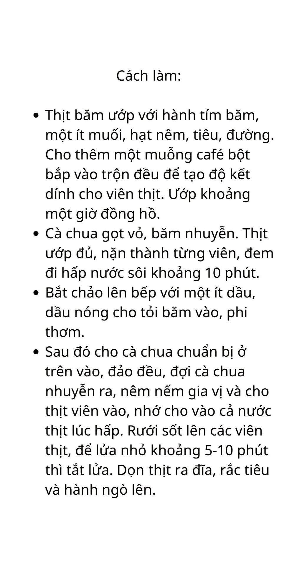 5 công thức món ngon chế biến từ thịt heo: xíu mại xốt cà chua, đậu hũ dòn thịt, giò heo kho sả ớt, sườn nướng mật ong, chả trứng,