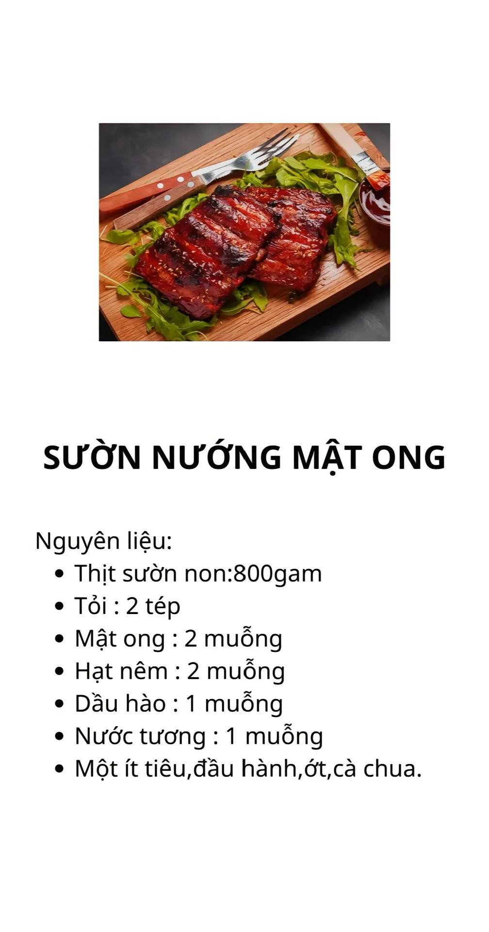 5 công thức món ngon chế biến từ thịt heo: xíu mại xốt cà chua, đậu hũ dòn thịt, giò heo kho sả ớt, sườn nướng mật ong, chả trứng,