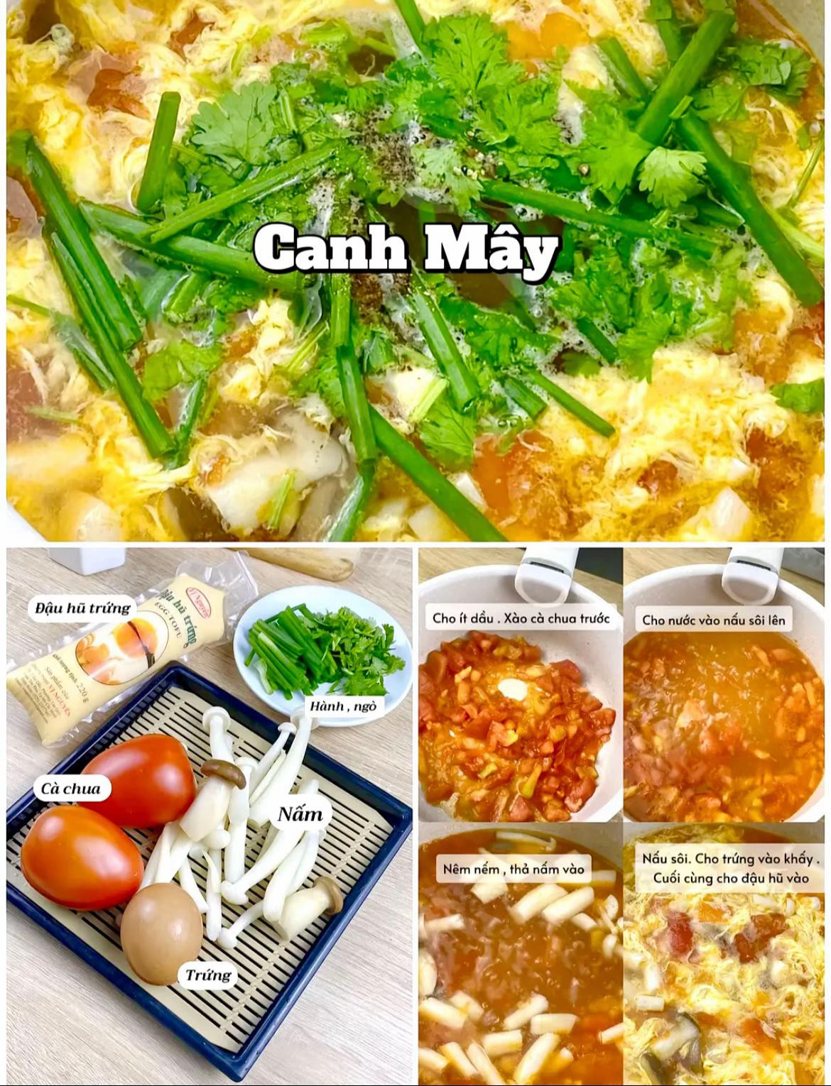 6 công thức món canh ngon thanh mát dinh dưỡng, canh sườn hầm hạt sen, canh chua hến, canh măng chua cá chim, canh mướp tôm nấm, canh mây, canh cải thìa băm.