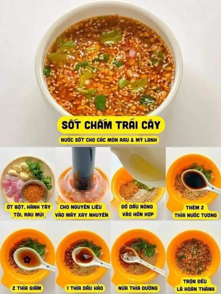 6 CÔNG THỨC NƯỚC CHẤM MA THUẬT- CHẤM MÓN NÀO NGHIỀN MÓN ĐÓ 🤤 sốt chấm nhẹ, sốt tỏi truyền thống, sốt mè cay, sốt chua cay kiểu thái, số chấm trái cây, sốt chanh dây.