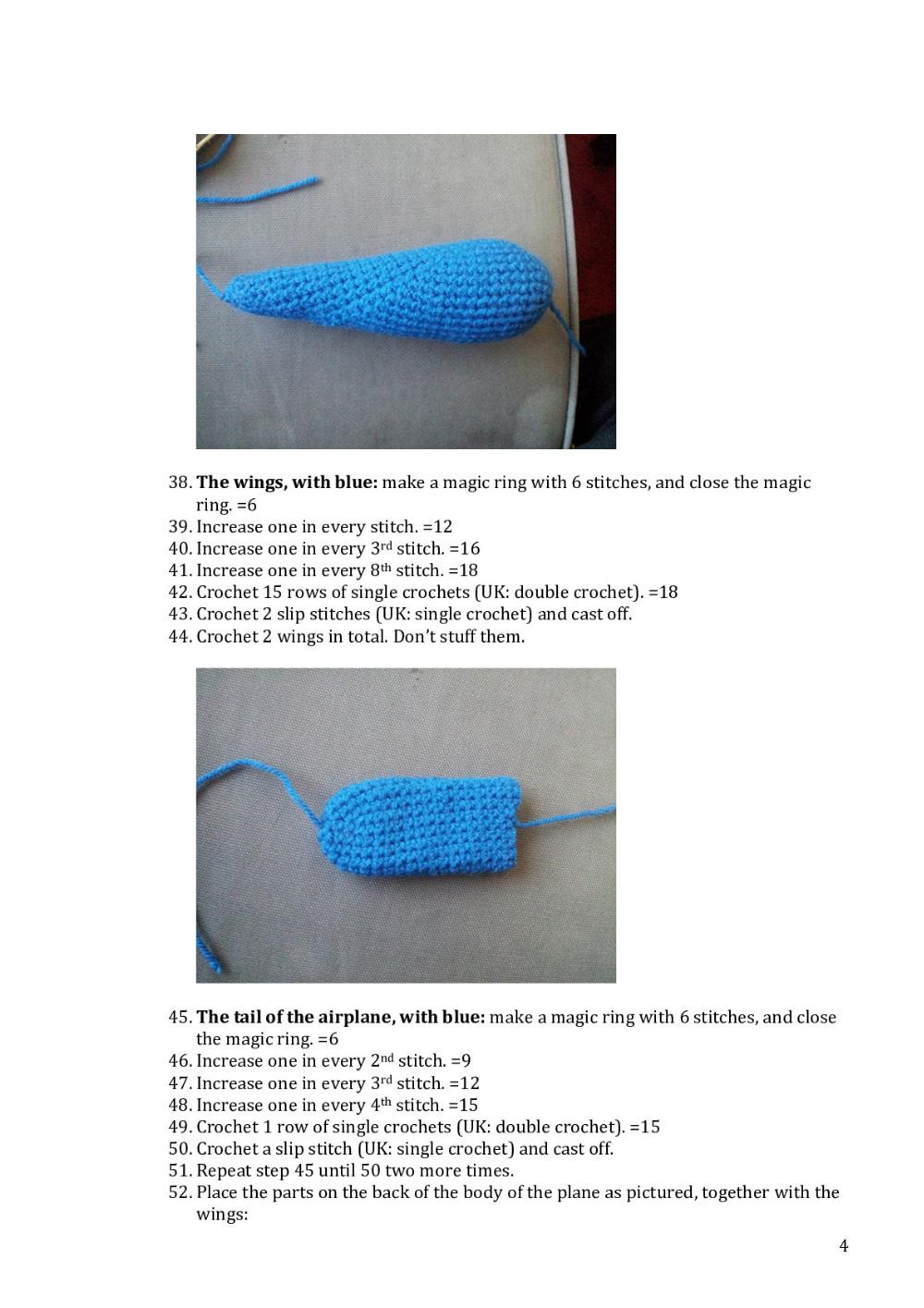 Airplane   Crochet  Pattern