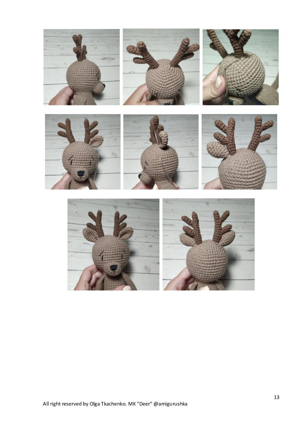 Amigurumi Toy «Deer» Master class – Crochet toy (с) 2020