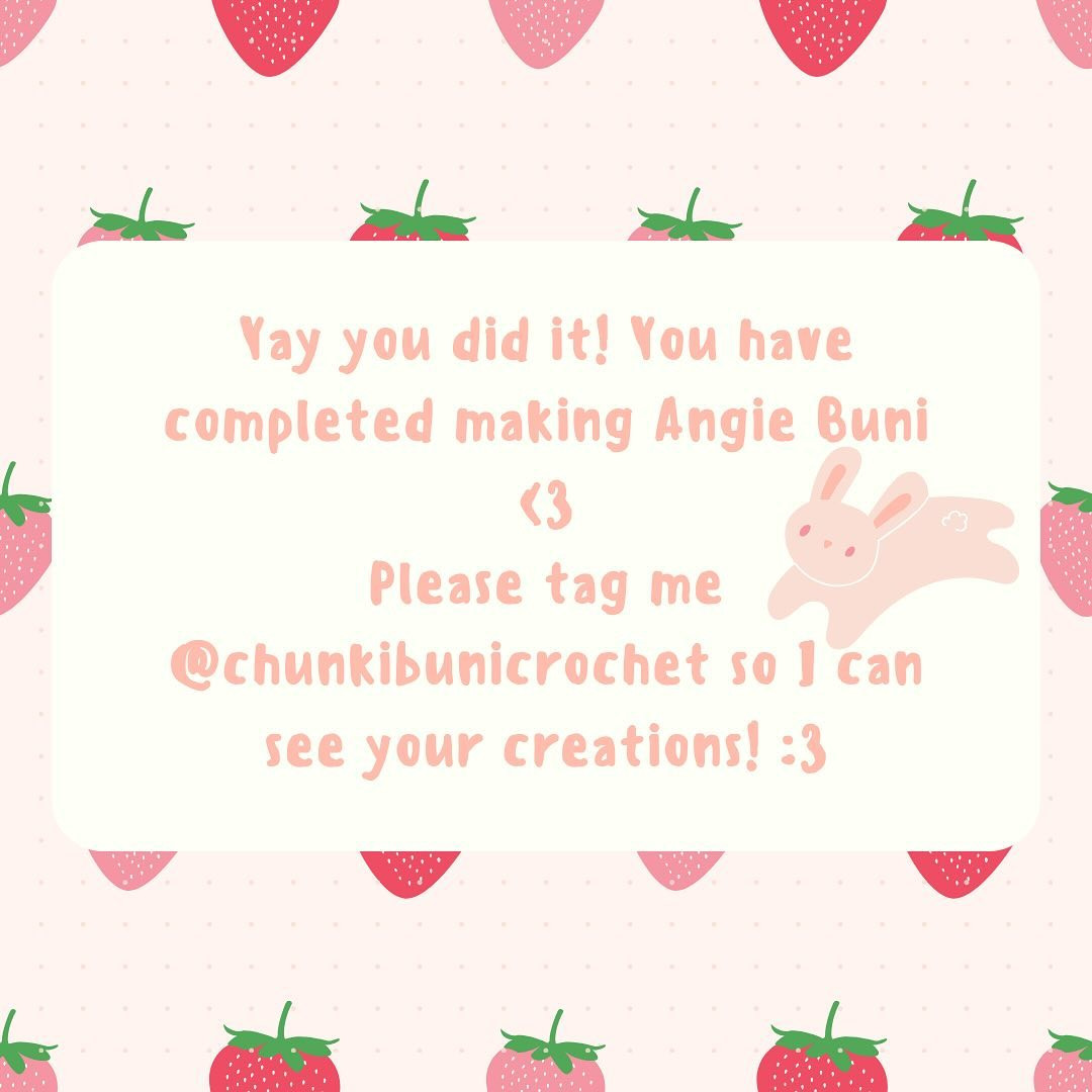 angi the buni free pattern 🍓✨