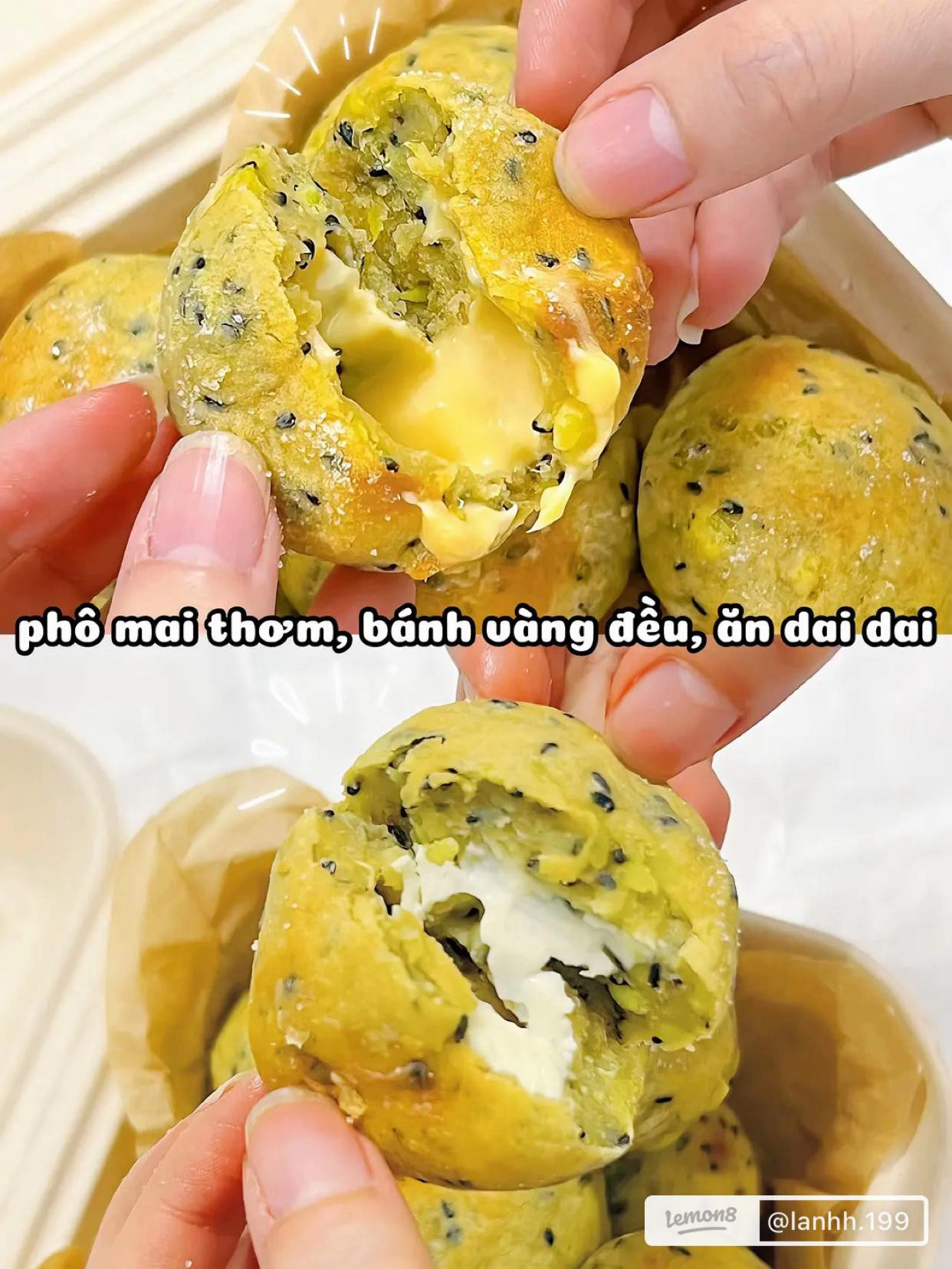 bánh khoai lang phô mai tan chảy