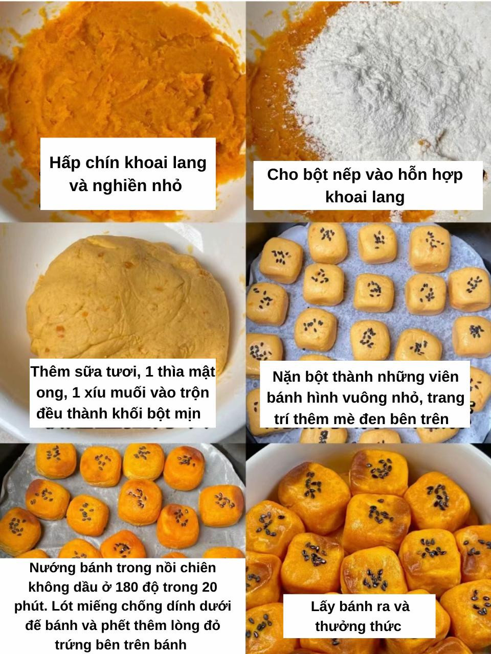 Bánh khoai lang sữa