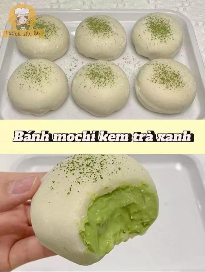 bánh mochi socola, bánh mochi kem trà xanh, bánh mochi chà bông, bánh mochi kem dâu, bánh mochi kem bạc hà, bánh mochi kem oreo