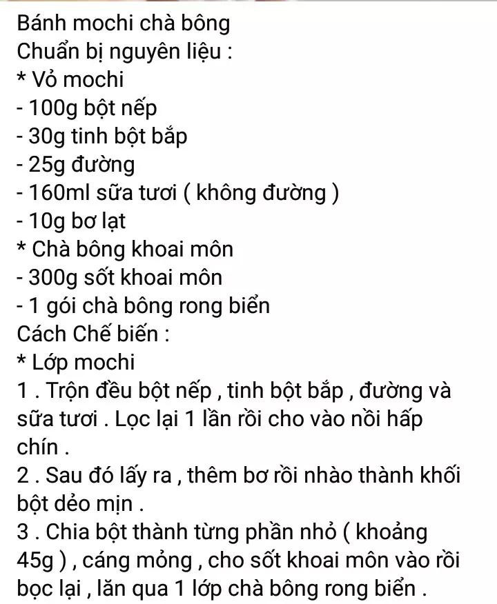 bánh mochi socola, bánh mochi kem trà xanh, bánh mochi chà bông, bánh mochi kem dâu, bánh mochi kem bạc hà, bánh mochi kem oreo