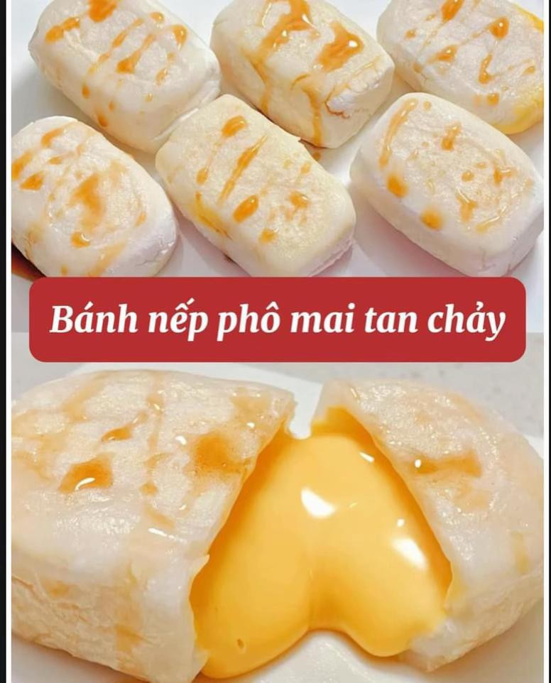 bánh nếp phô mai tan chảy cực ngon