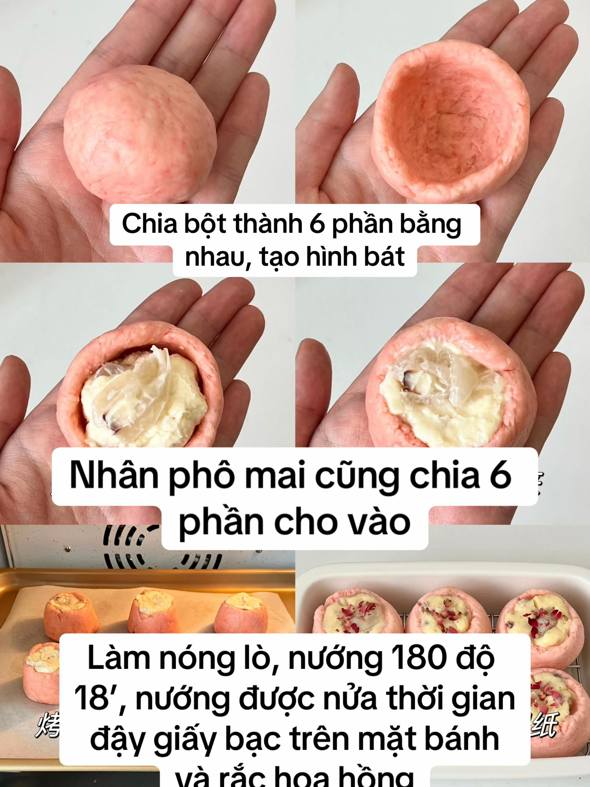 Bánh nướng phô mai vải