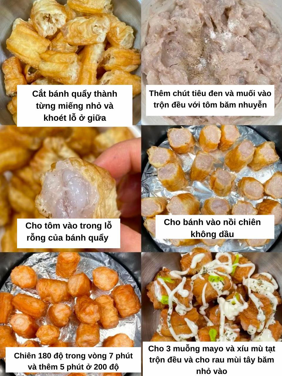 Bánh quẩy nhân tôm