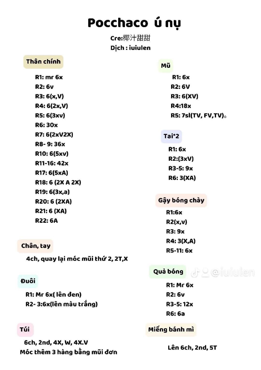 bé mèo xiêm ú nụ, bé heo, pocchaco ú nụ, bé gấu may mắn ú, xl ae tui ko biết tên