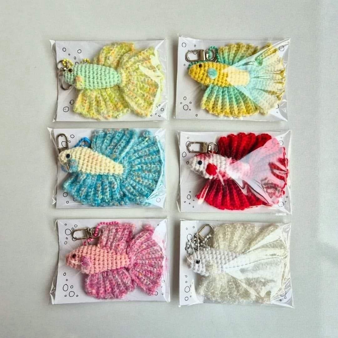 betta fish crochet halfmoon free pattern