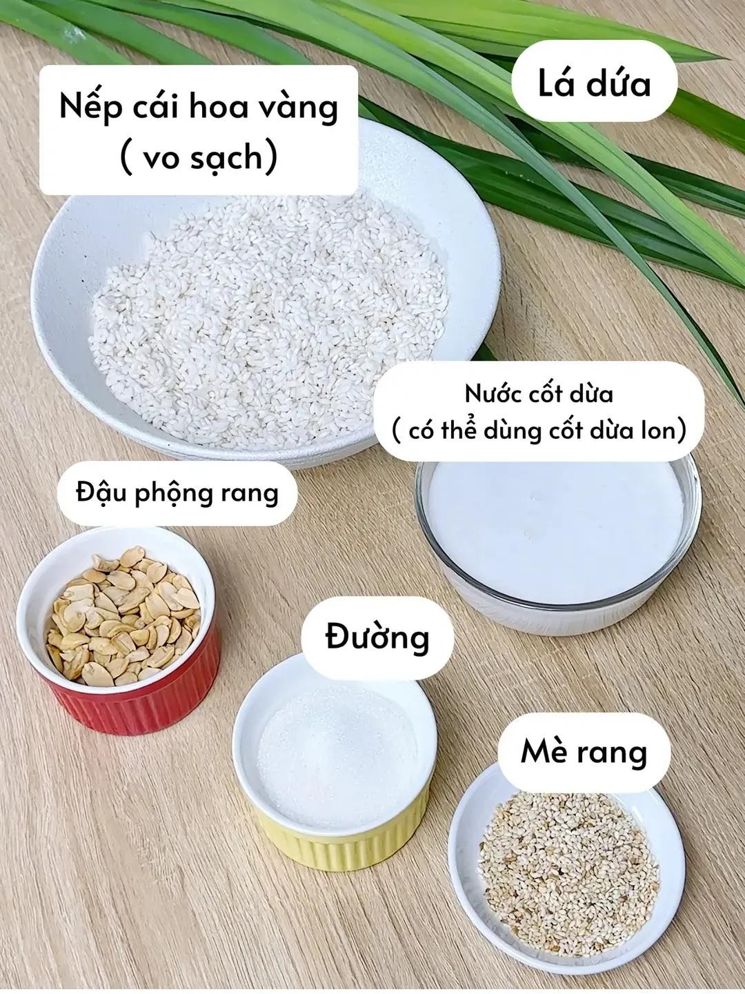 bí kíp nấu xôi lá dứa bằng nồi cơm điện