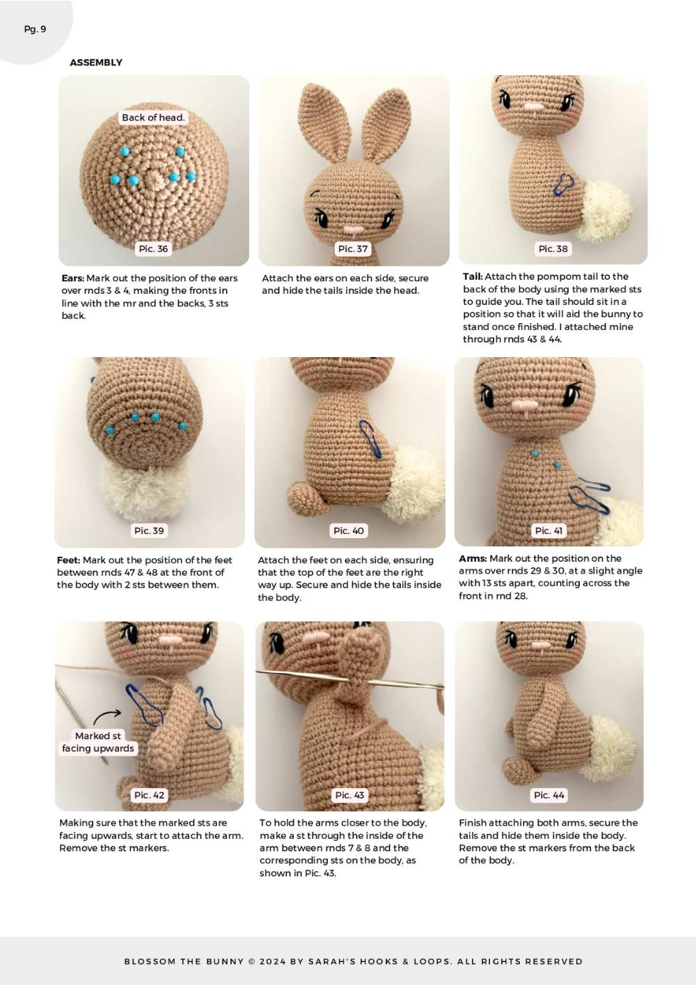 blossom the bunny crochet pattern