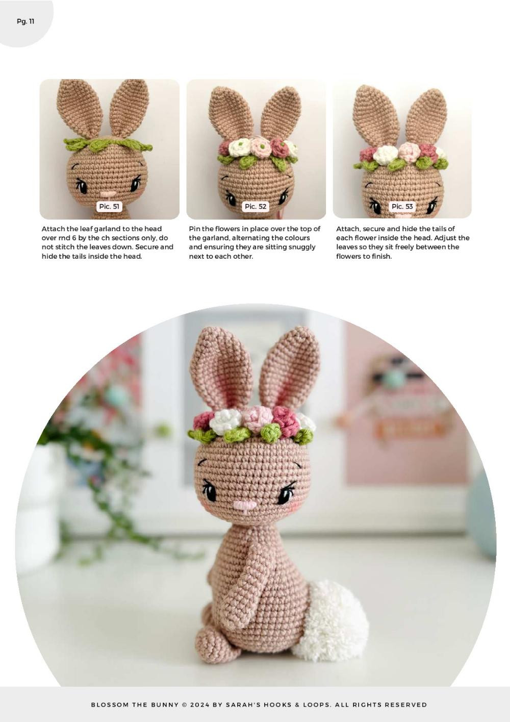 blossom the bunny crochet pattern