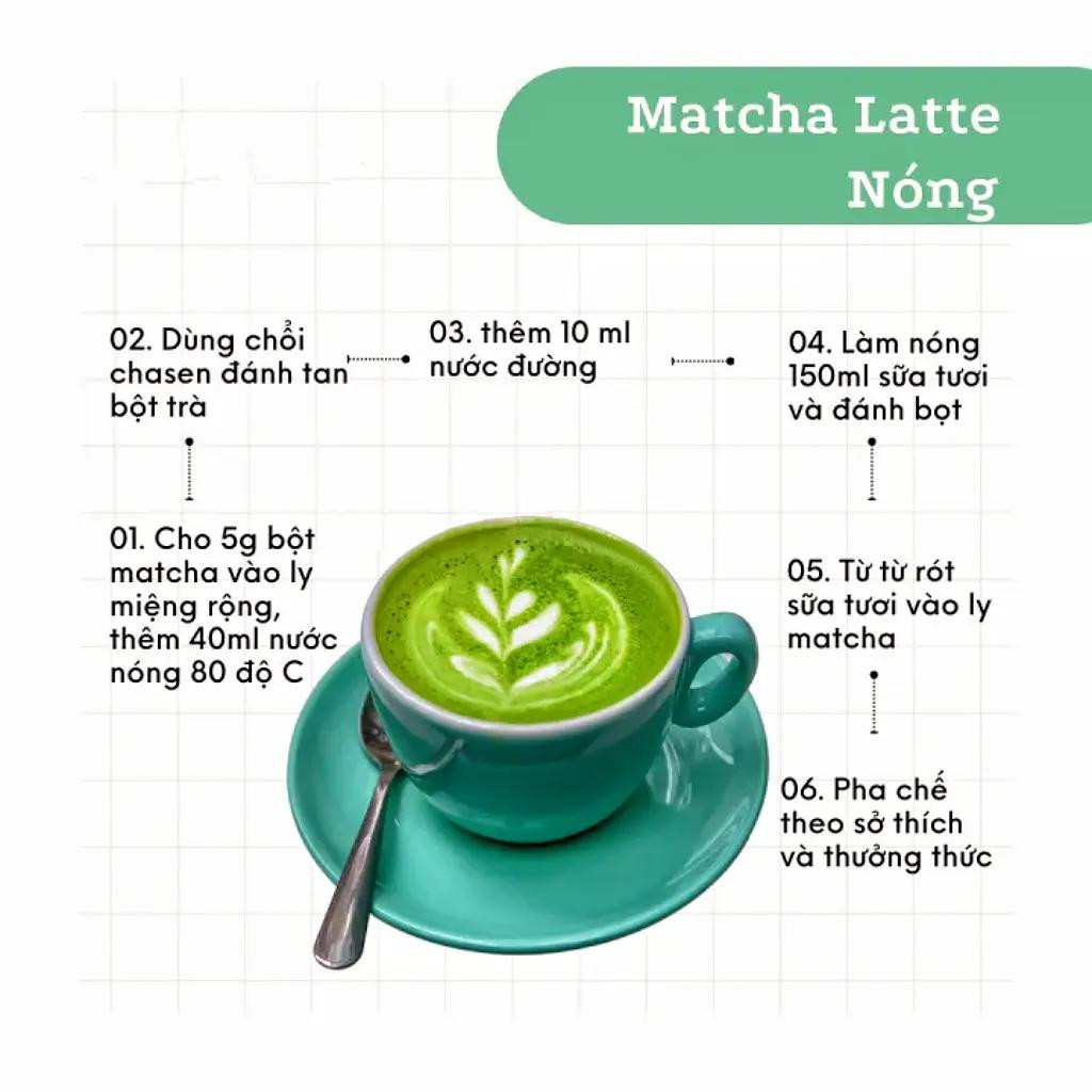 bộ công thức pha chế các loại thức uống từ macha, matcha latte nóng, chatcha sữ đá 2 tầng, coco matcha latte, sữa dừa matcha, trà xanh dolce iced, seasons cross over matcha latte, matcha xoài sữa, matcha macchiato