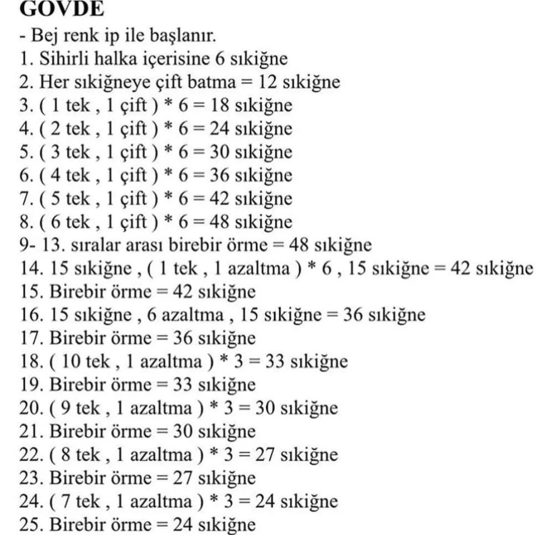 Boz ayı tığ işi modeli ve ayı çıngırak