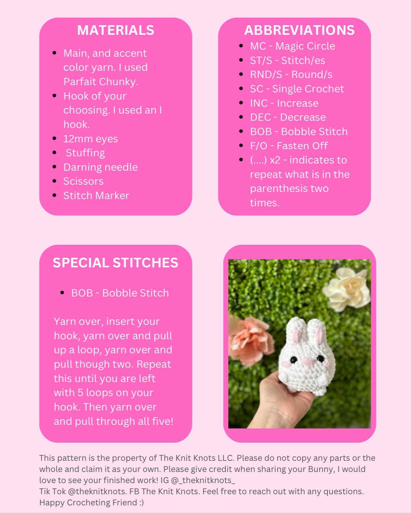 buble bunny the knit knots free pattern