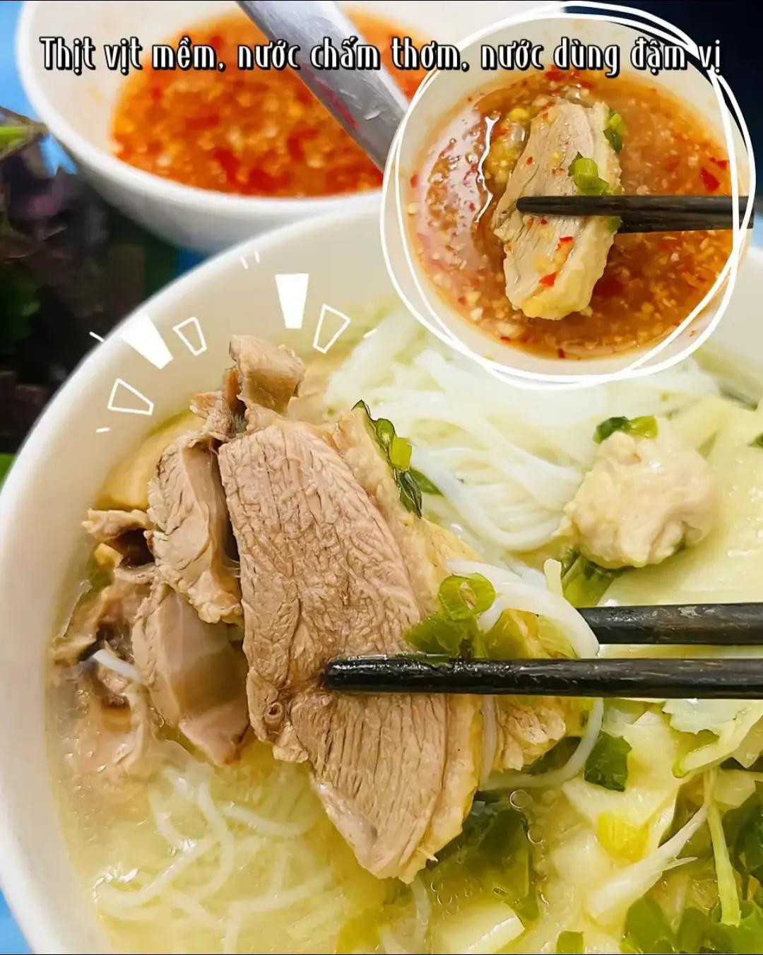 bún vịt măng mọc homemade