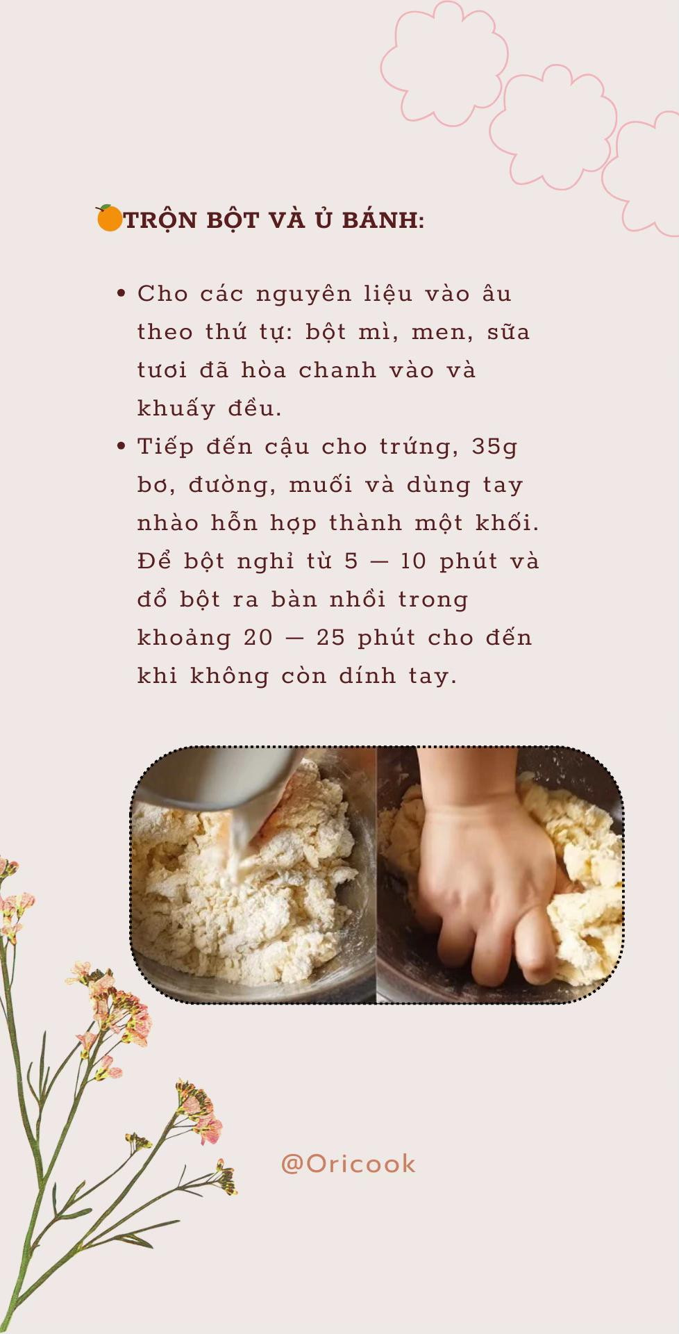 Cách làm bánh mì ngọt.