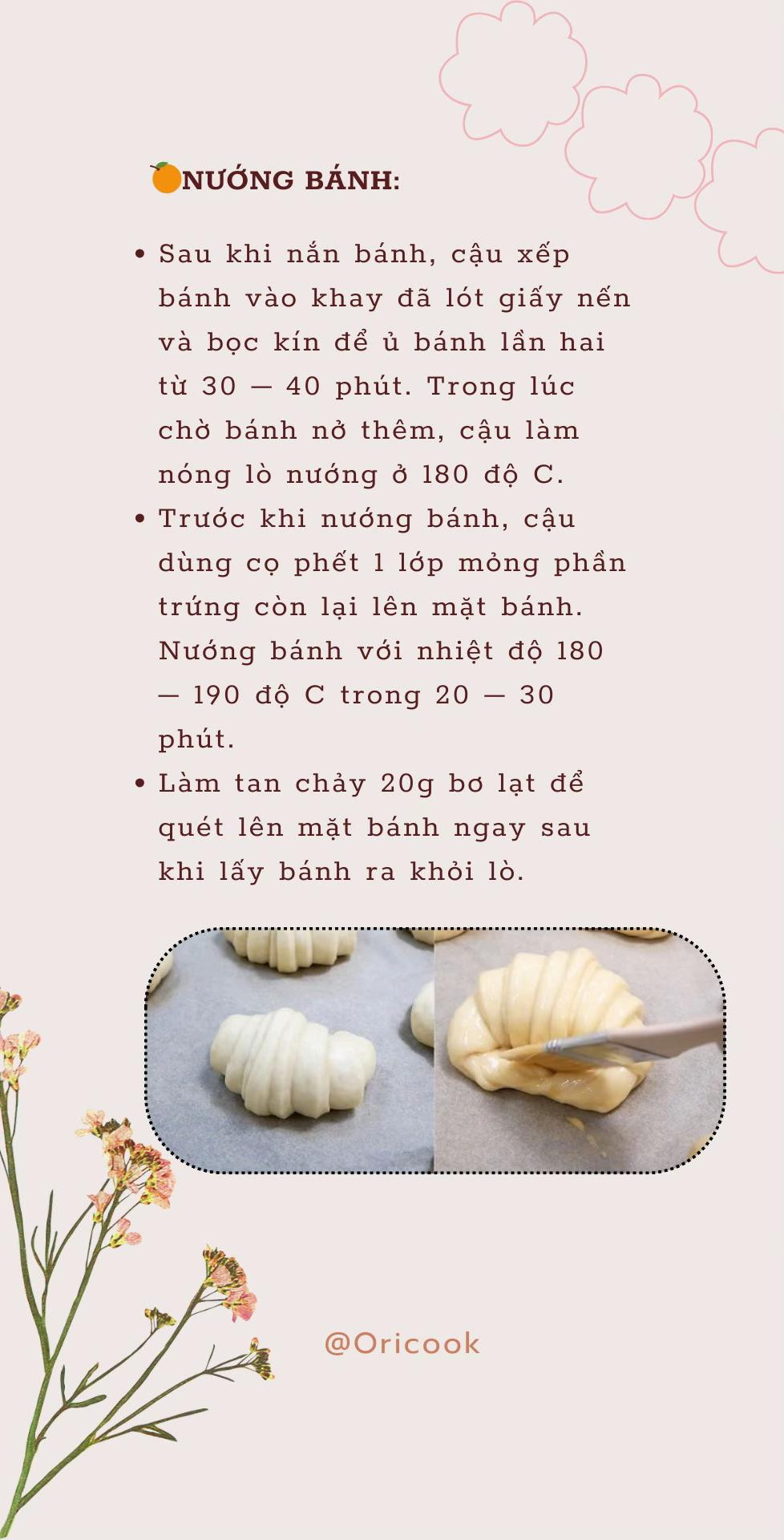 Cách làm bánh mì ngọt.