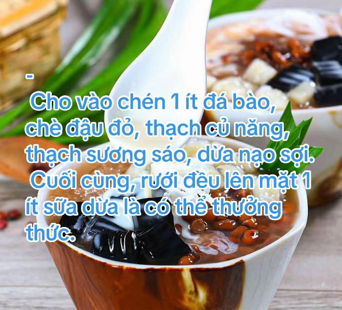 CÁCH LÀM CHÈ ĐẬU ĐỎ SƯƠNG SÁO SIÊU NGON TẠI NHÀ