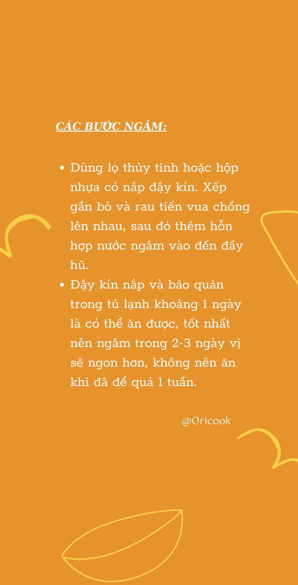 cách làm gân bò ngâm rau tiến vua.