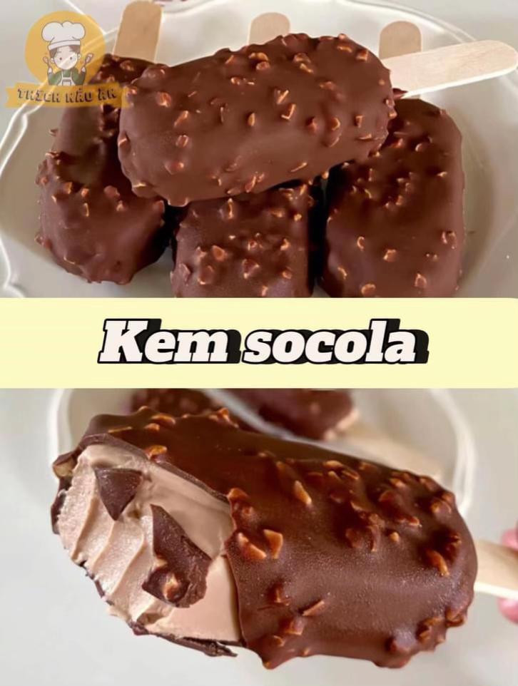 Cách làm kem socola mát lạnh mùa hè