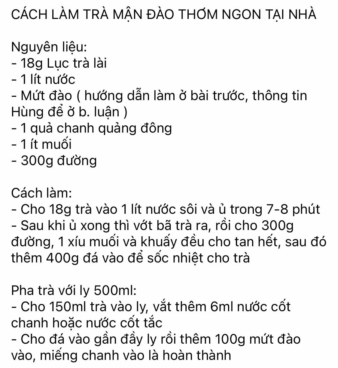 Cách làm trà mận đào thơm ngon tại nhà.