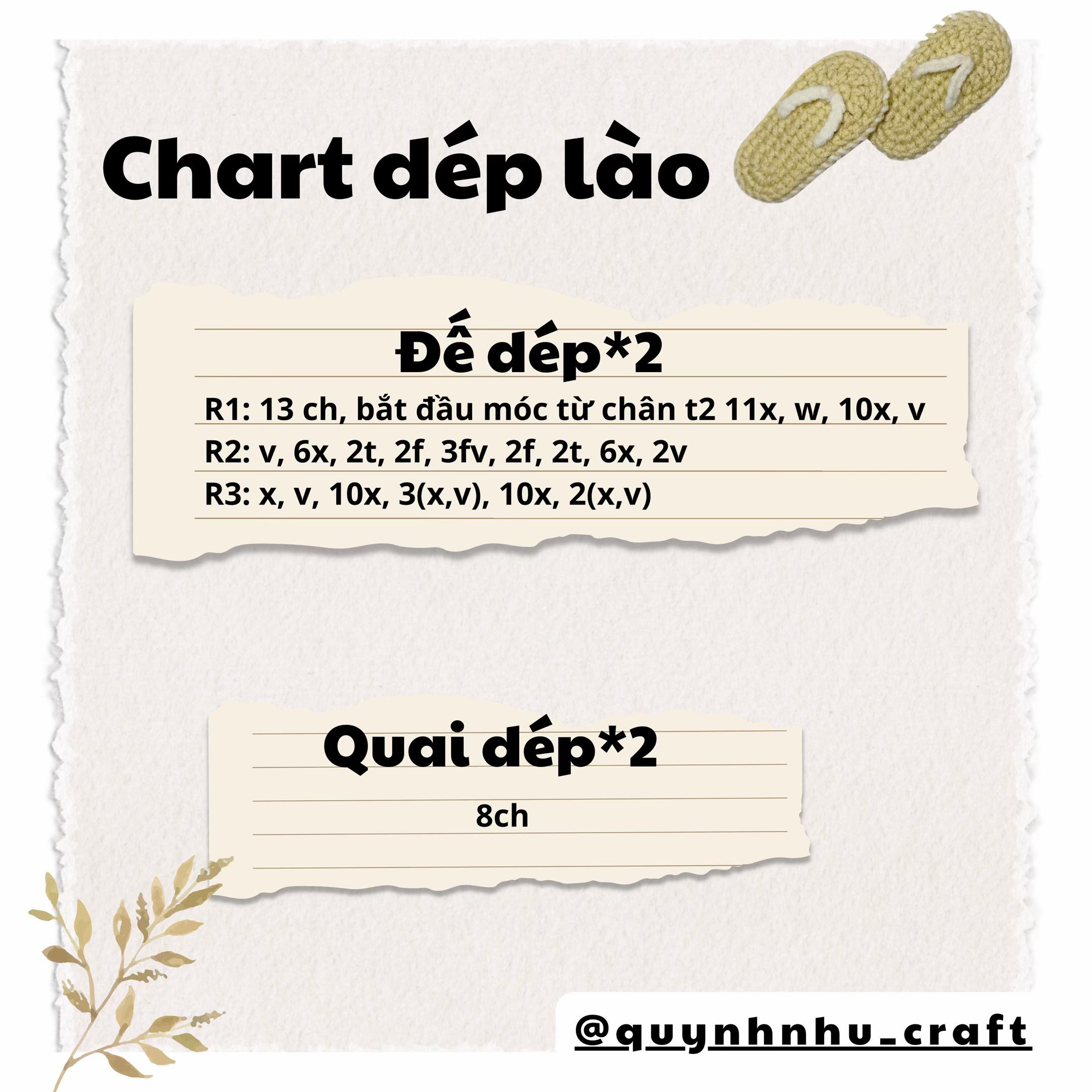 Chart đôi dép lào