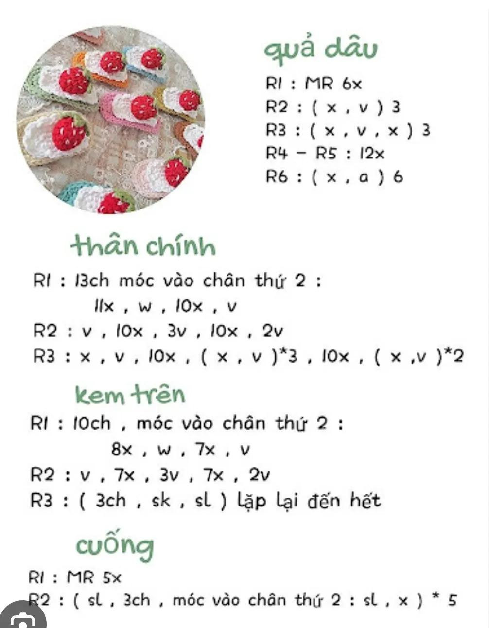 Chart kẹp tóc tiếng việt, kẹp tóc dâu tây, kẹp tóc gà con, kẹp tóc gấu, kẹp tóc quả dâu, kẹp tóc thỏ..